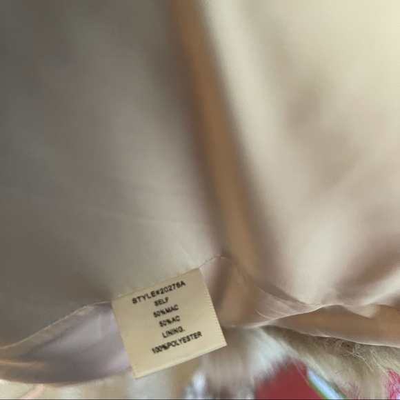 Anthropologie - Skies Are Blue Faux Fur Vest in Cream & Tan (NWT) - Picture 6 of 11